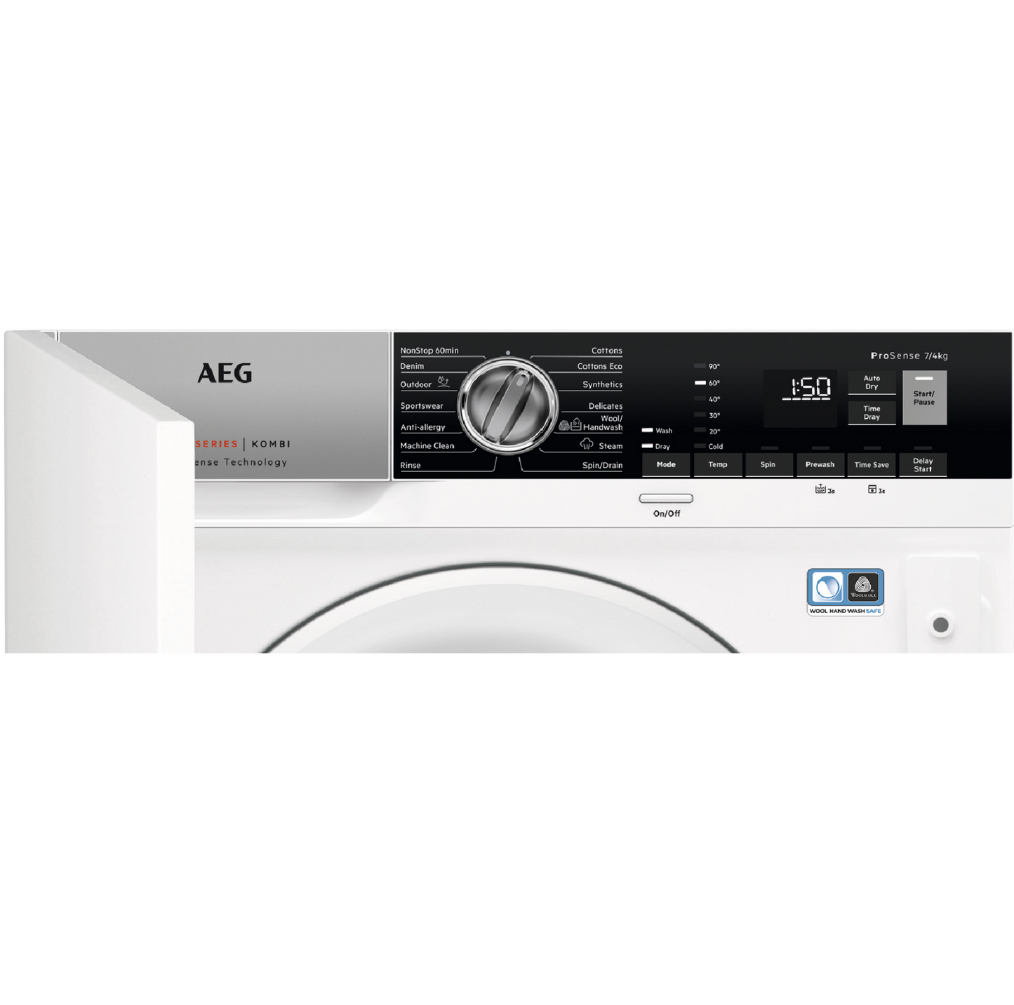 AEG Built-In Front load Washer Dryer 7|4KG|LWX7G7634FB - Urbancucine
