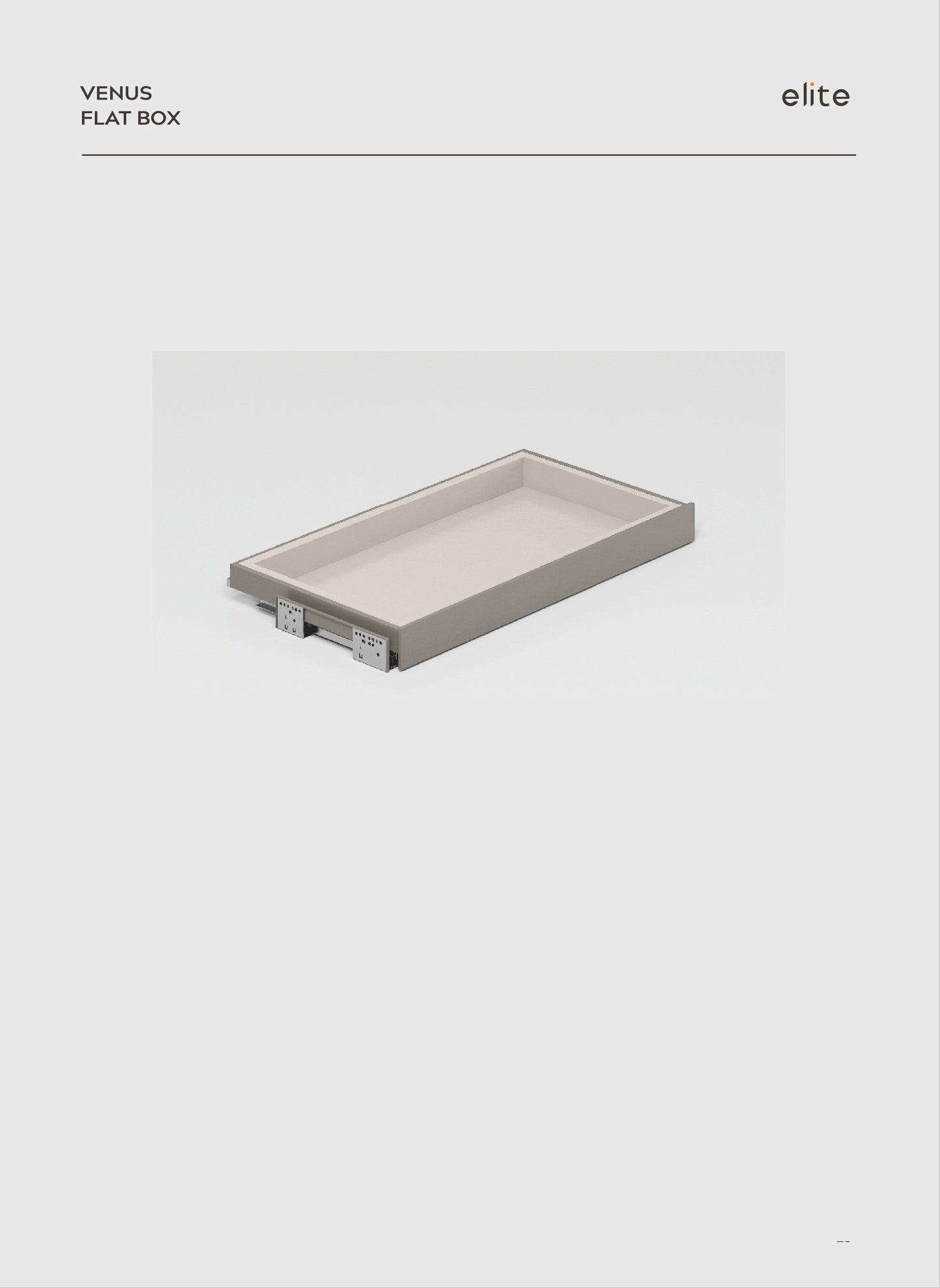 Elite Venus Flat Box 60 cm |VWO360CH