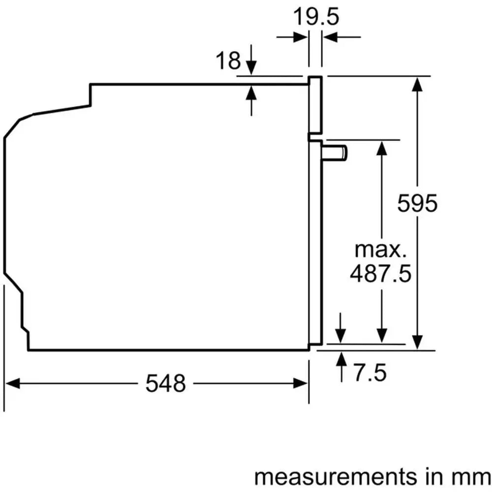 Siemens Built In Steam Oven 60cm |HS958GED1B