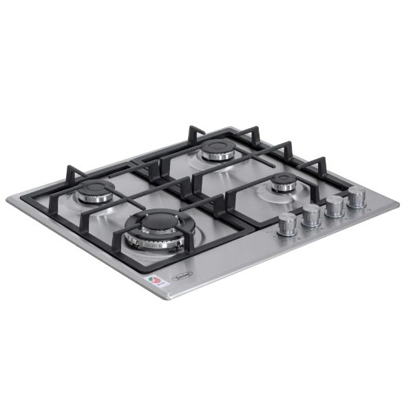 Terim 4 Burner Built in Gas Hob Silver 60cm |TERBIGH604SS