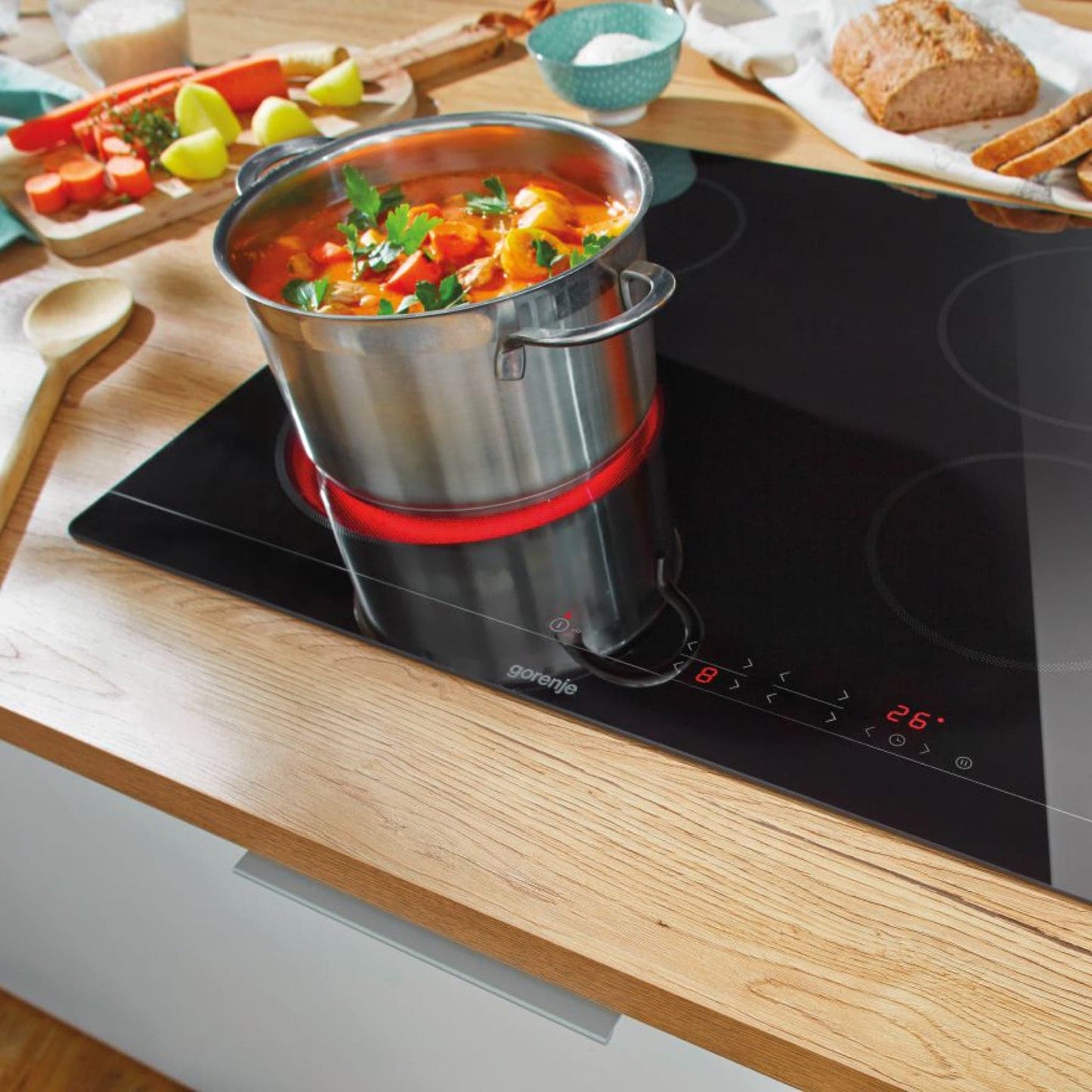 Gorenje Built In Electric Hob, Ceramic, 60 cm | ECT641BSC