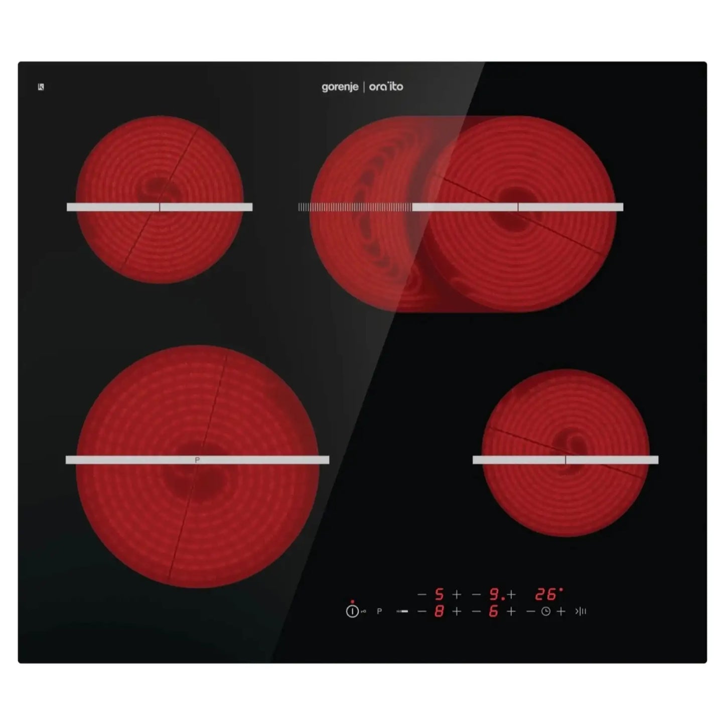 Gorenje ORA ITO range Built In Electric Hob 60cm |ECT648ORAB