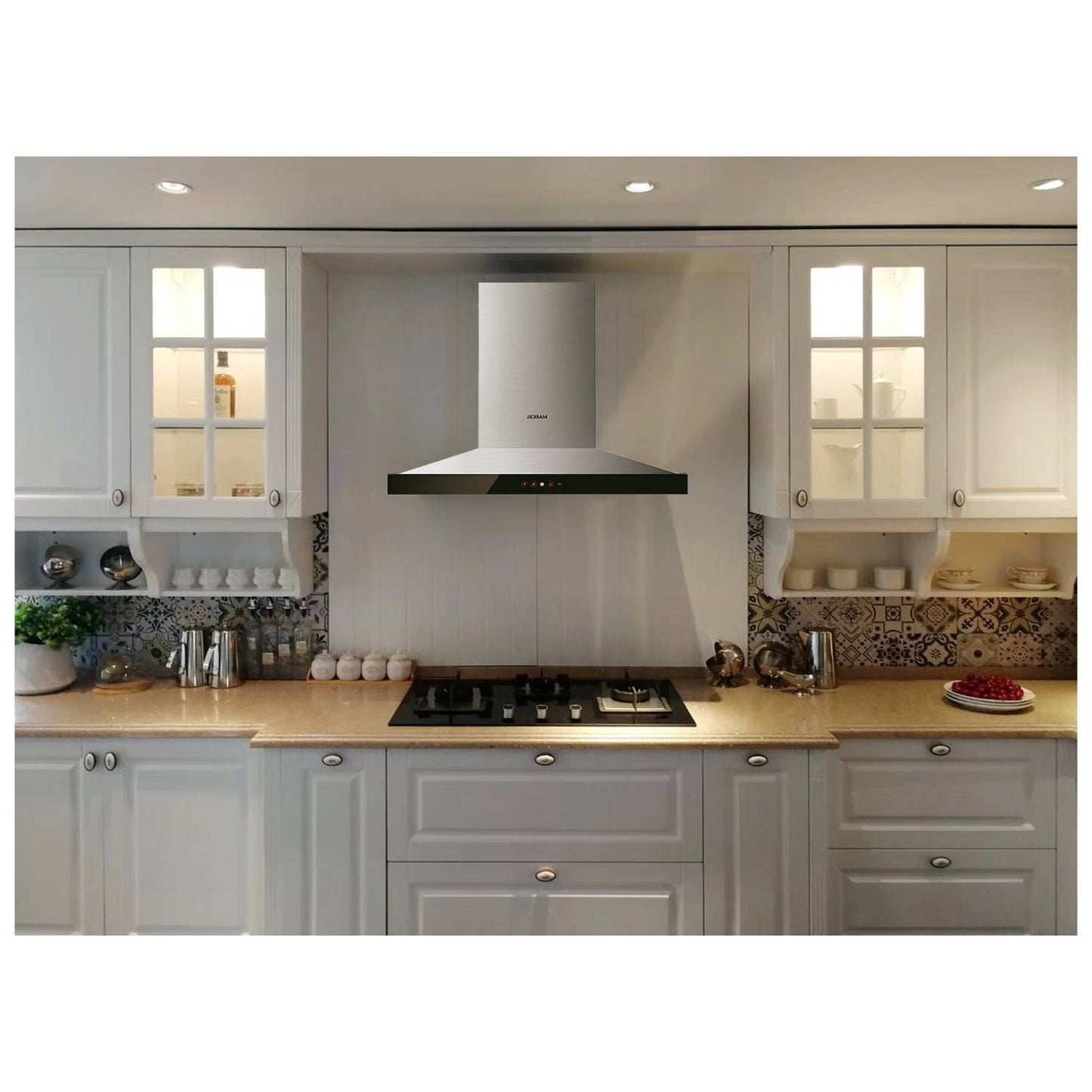 Robam Built in Range Hood | Deep Cavity type | Model: A829 | 90cm | Airflow: 1200 m3/hr | Pressure: 420 Pa | Noise: < 57dB|A829