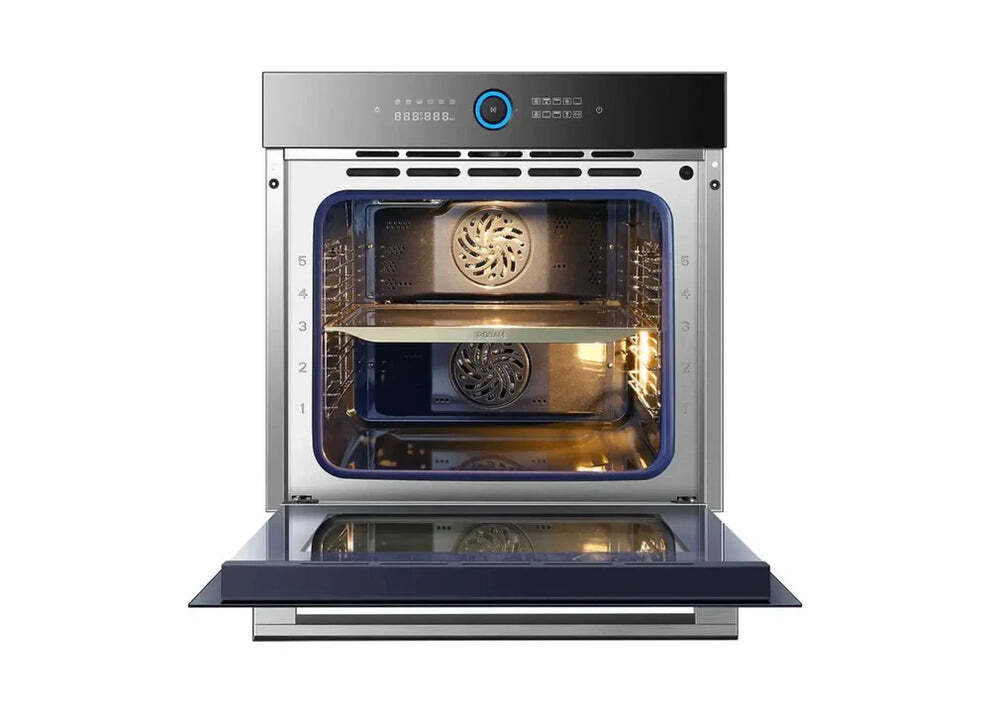 Robam Built in Professional Oven For Home | Model: RQ335 | Full Black Color Unit | Dual Fans | Dual Temperature In Same Cavity | Width: 60cm|RQ335