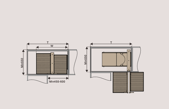 Elite 90cm Soft Close Show Hand Corner |UL006GR