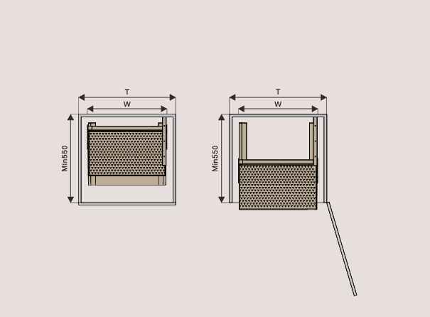 Elite 45cm Soft Close Pantry Pull Out |UL028GR