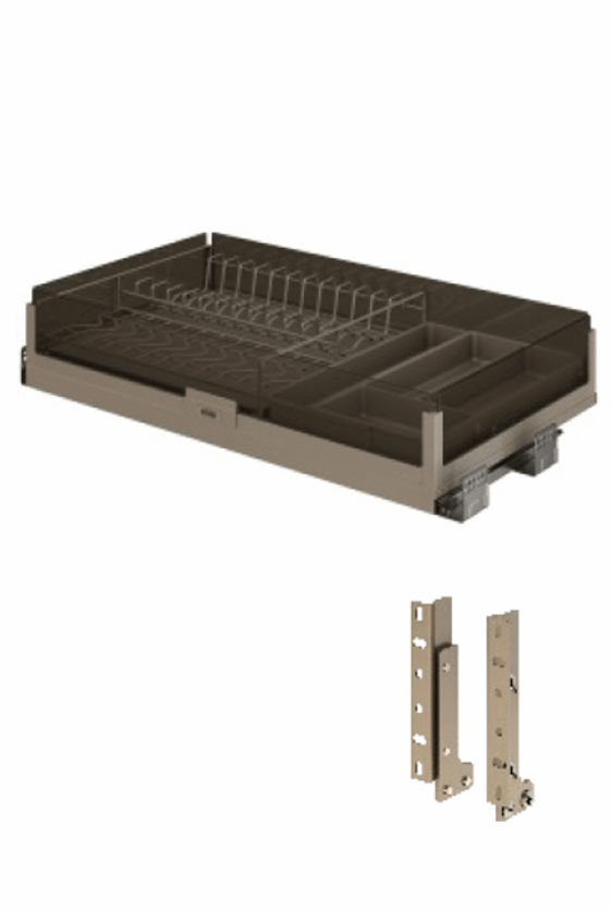 Elite 90cm Soft Close 3/4 Side Dish Pull Out |M017CH