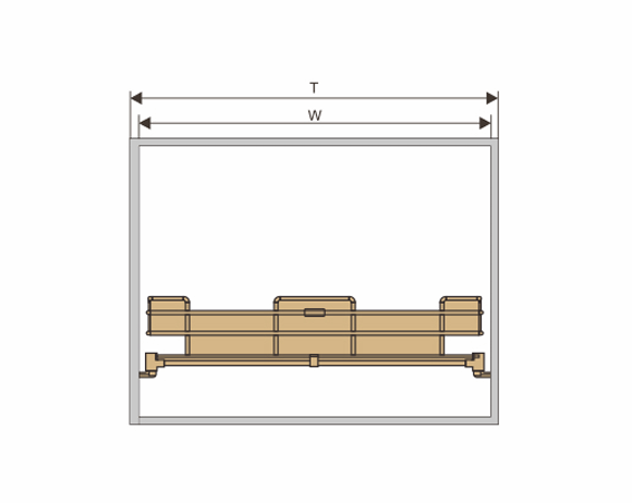 Elite 90cm Soft Close Pull Outs |M016CH
