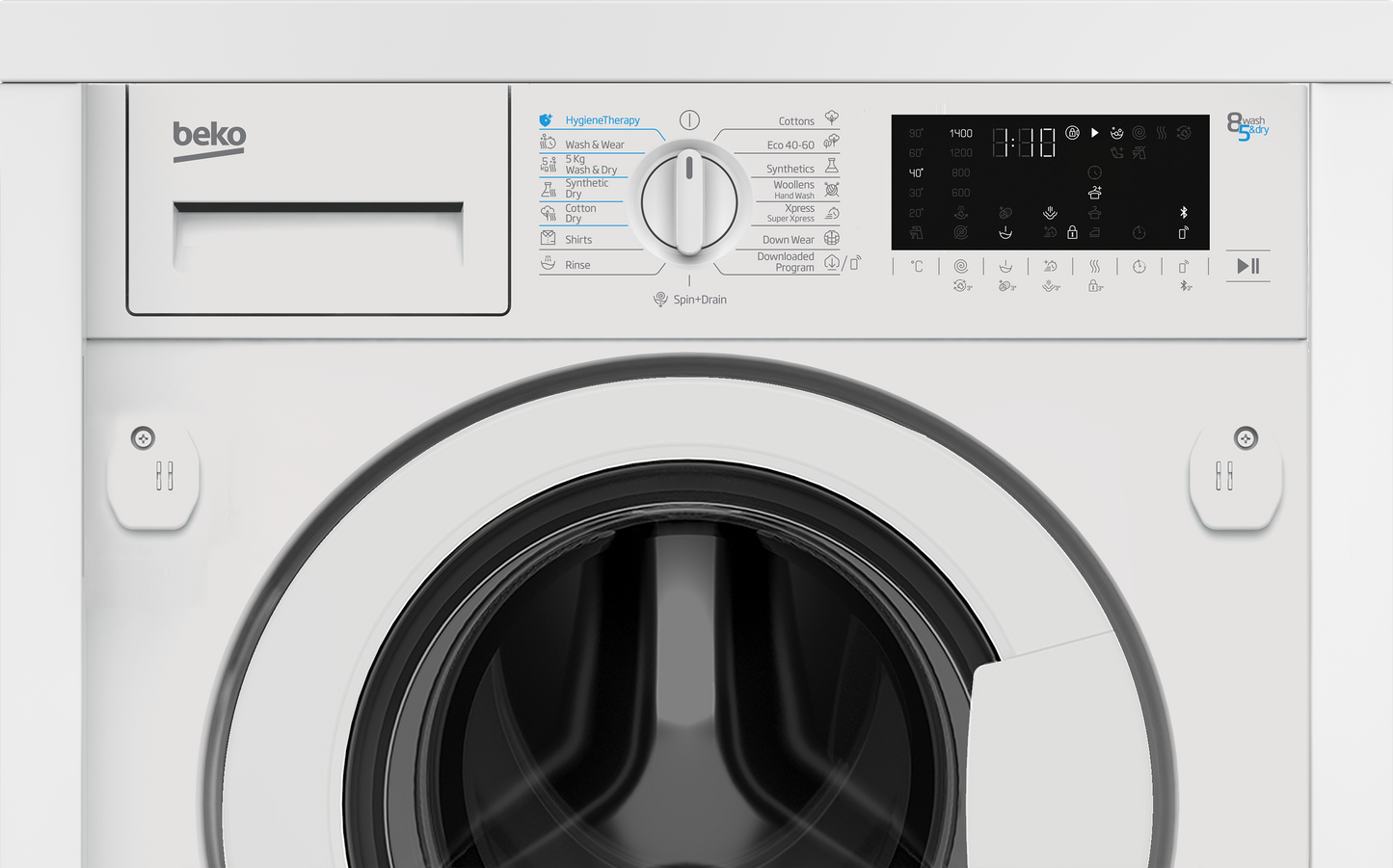 Beko Built in Washer Dryer 8kg Washing/ 5kg Drying |HITV8733