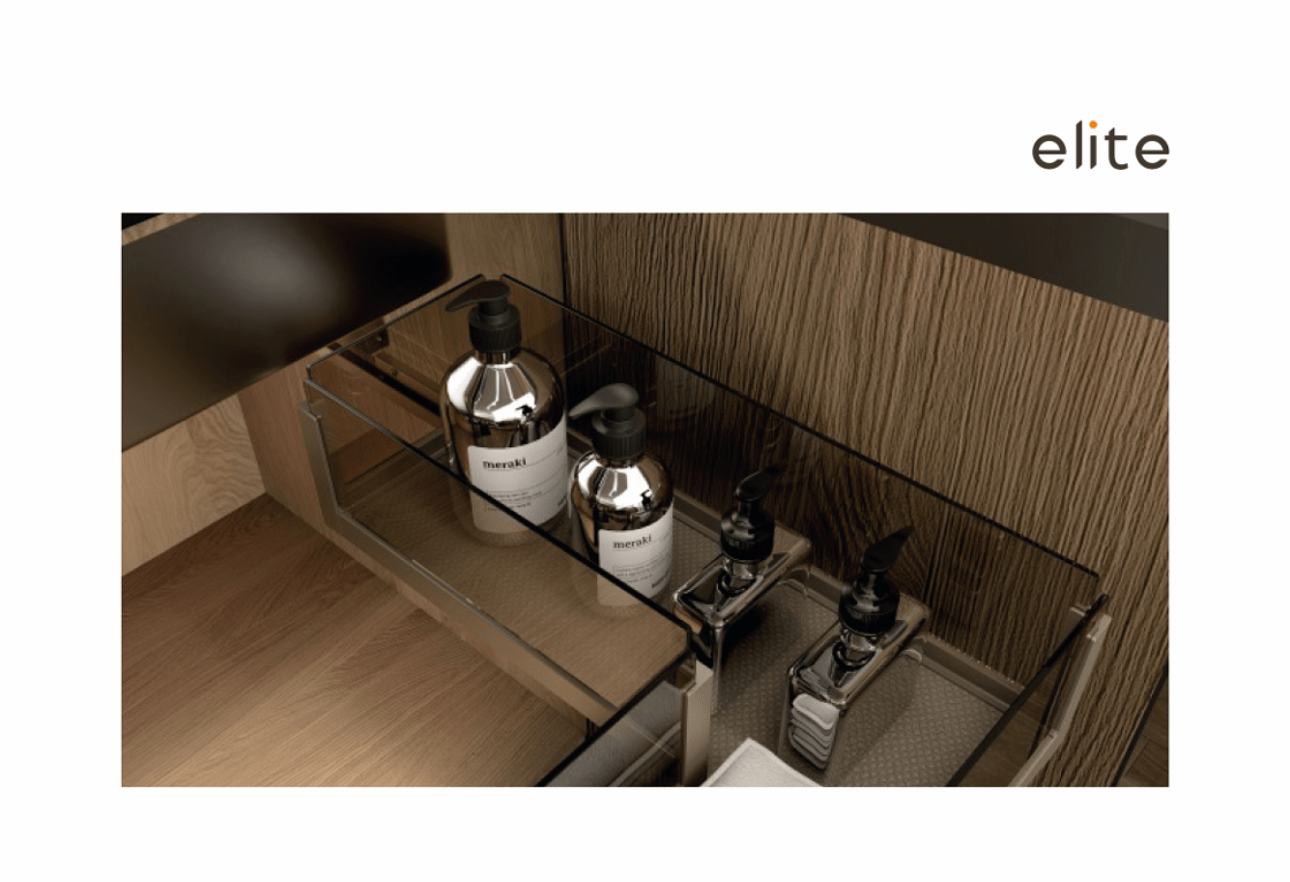 Elite 90cm Soft Close Under Sink Basket |M019CH