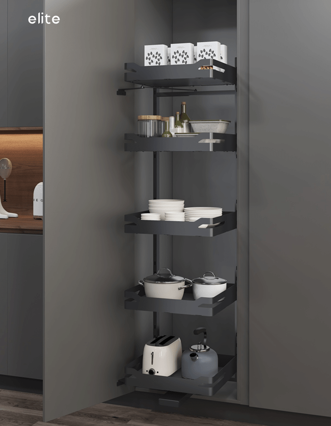 Elite 45cm Soft Close Pantry Pull Out |UL028GR