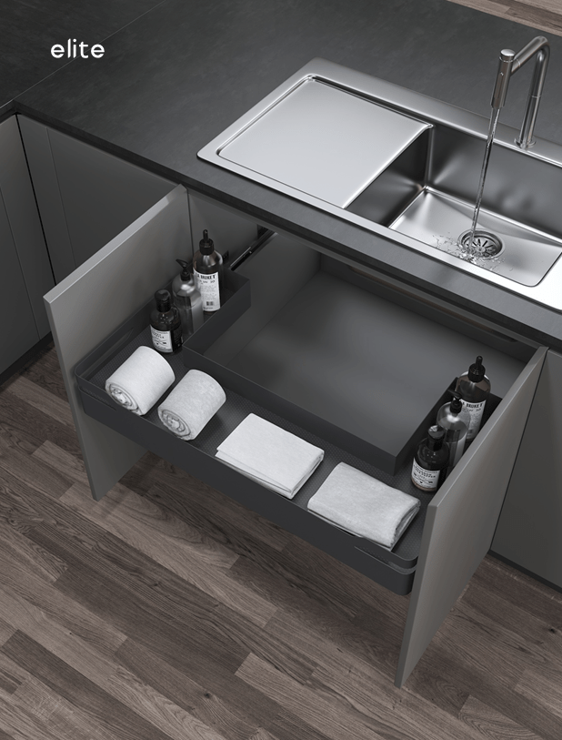 Elite 90cm Under Sink Basket |UL019GR