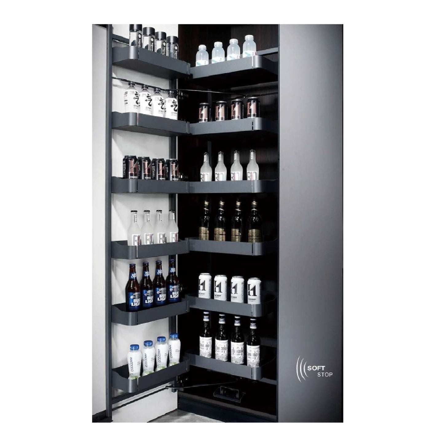 INDOUX TALL PANTRY UNIT STORAGESOLID 45cm