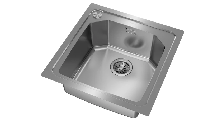 Teka Top/Flush stainless steel sink with one bowl|Brooklyn 50 M-XP 1B - Urbancucine