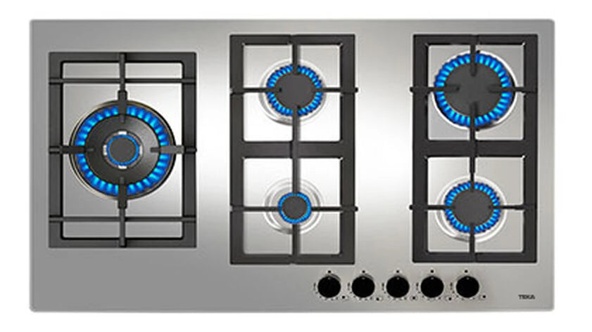 Teka Built-in Gas hob with 5 high efficiency burners in 90 cm of natural gas|EFX 90.1 5G AI AL DR LEFT