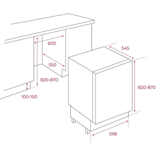 TEKA Built-in Freezer Compact 96L Capacity |TGI2 120 D ME