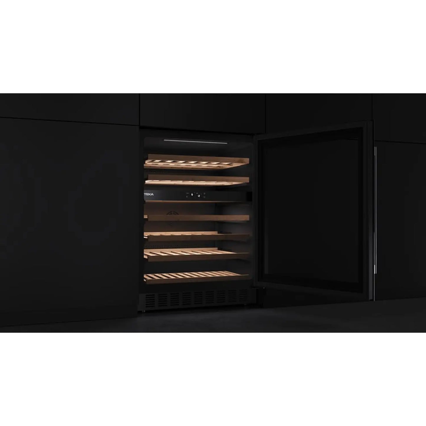 TEKA Free Standing Wine Cooler with capacity for 46 bottles 150L with Glass Door|RVU 20046 GBK