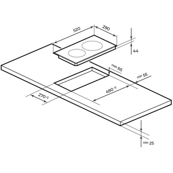 Millen Built In Electric Hob 30cm|MEH301BL