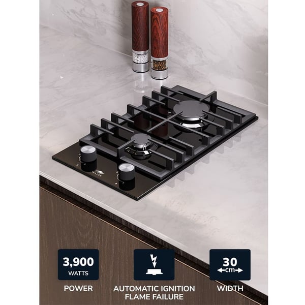 Millen Built In Gas Hob30cm|MGHG 3001 BL