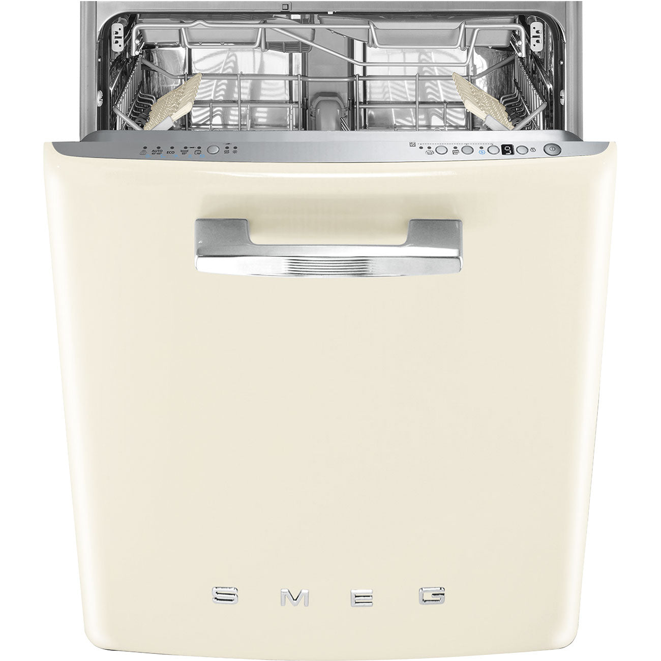 Smeg Built In 50's Retro Style Dishwasher, 10+1 Programmes | STFABCR3