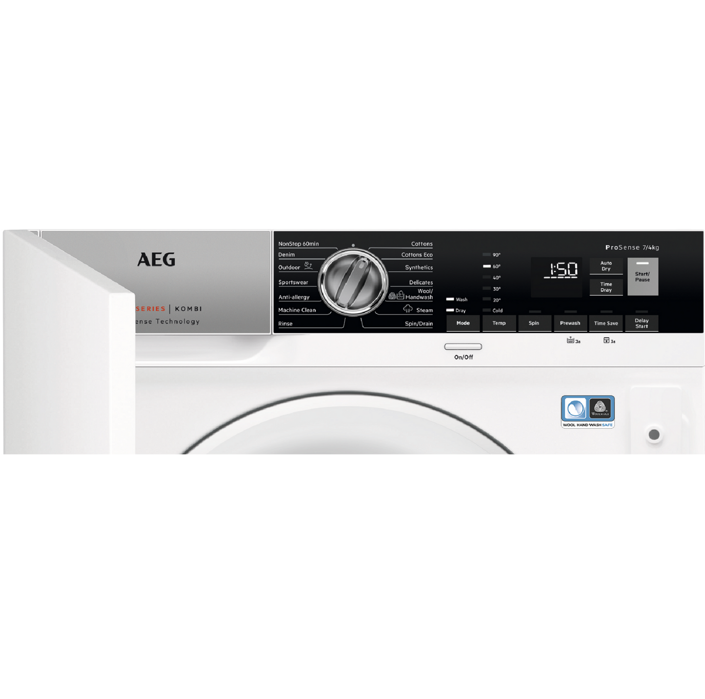 AEG Built-In Front load Washer Dryer 7|4KG|LWX7G7634FB