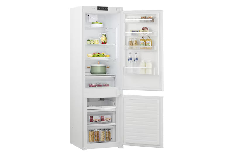 LG Built in Refrigerator 242 L Sliding Hinges Frost-Free Freezer Fan-assisted Fridge Reversible Doors |GNM12VWHN - Urbancucine 