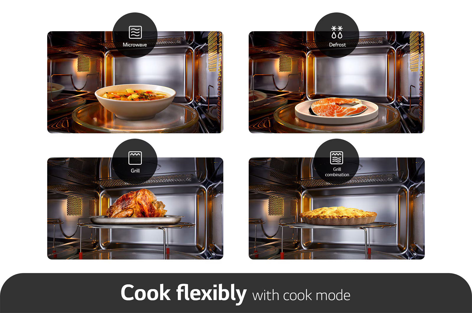 LG Built in Microwave Oven 25L Black Glass with LED Touch Display and Child Lock Option |MGBZ2593F - Urbancucine 