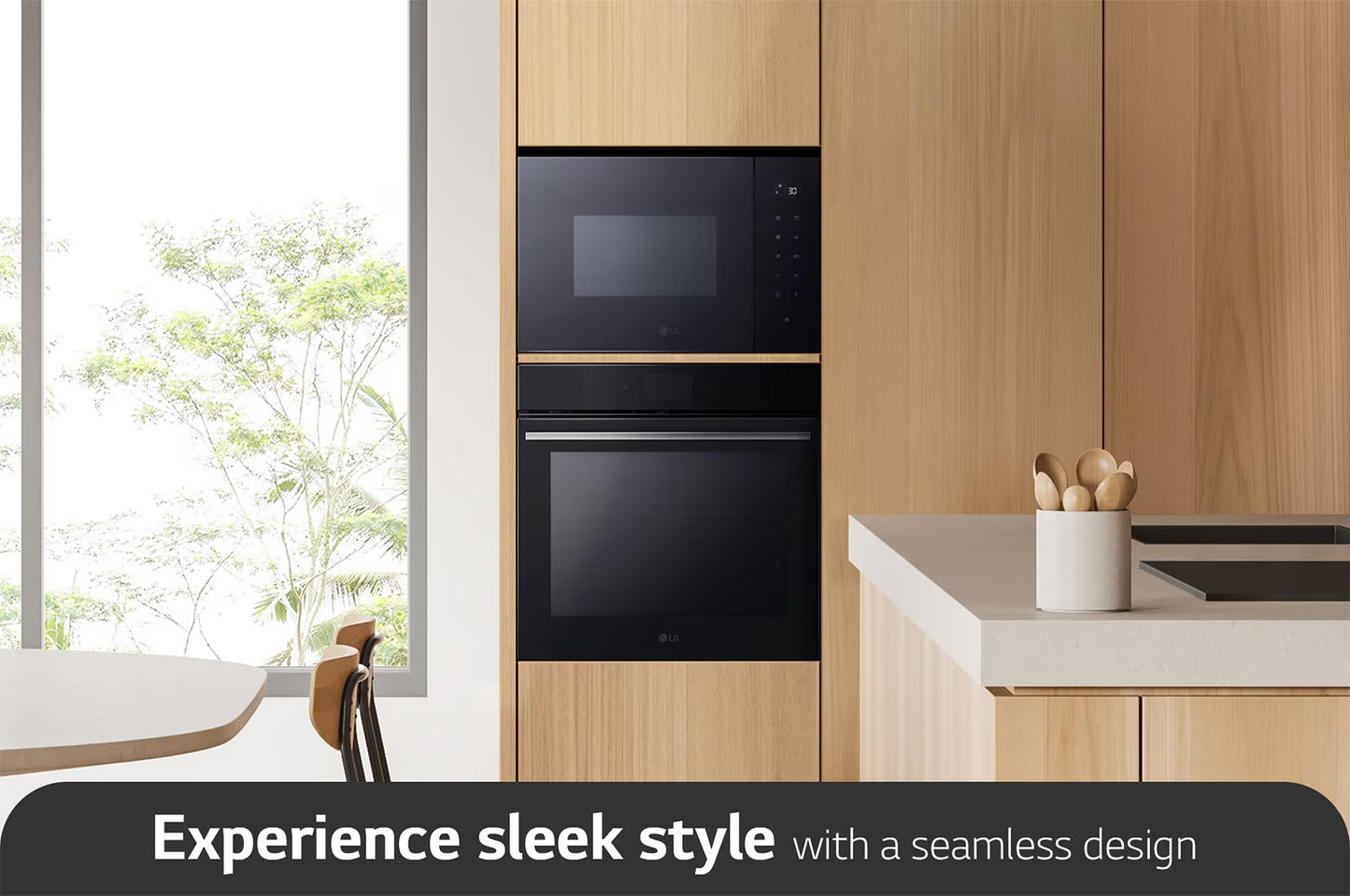 LG Built in Microwave Oven 25L Black Glass with LED Touch Display and Child Lock Option |MGBZ2593F - Urbancucine 