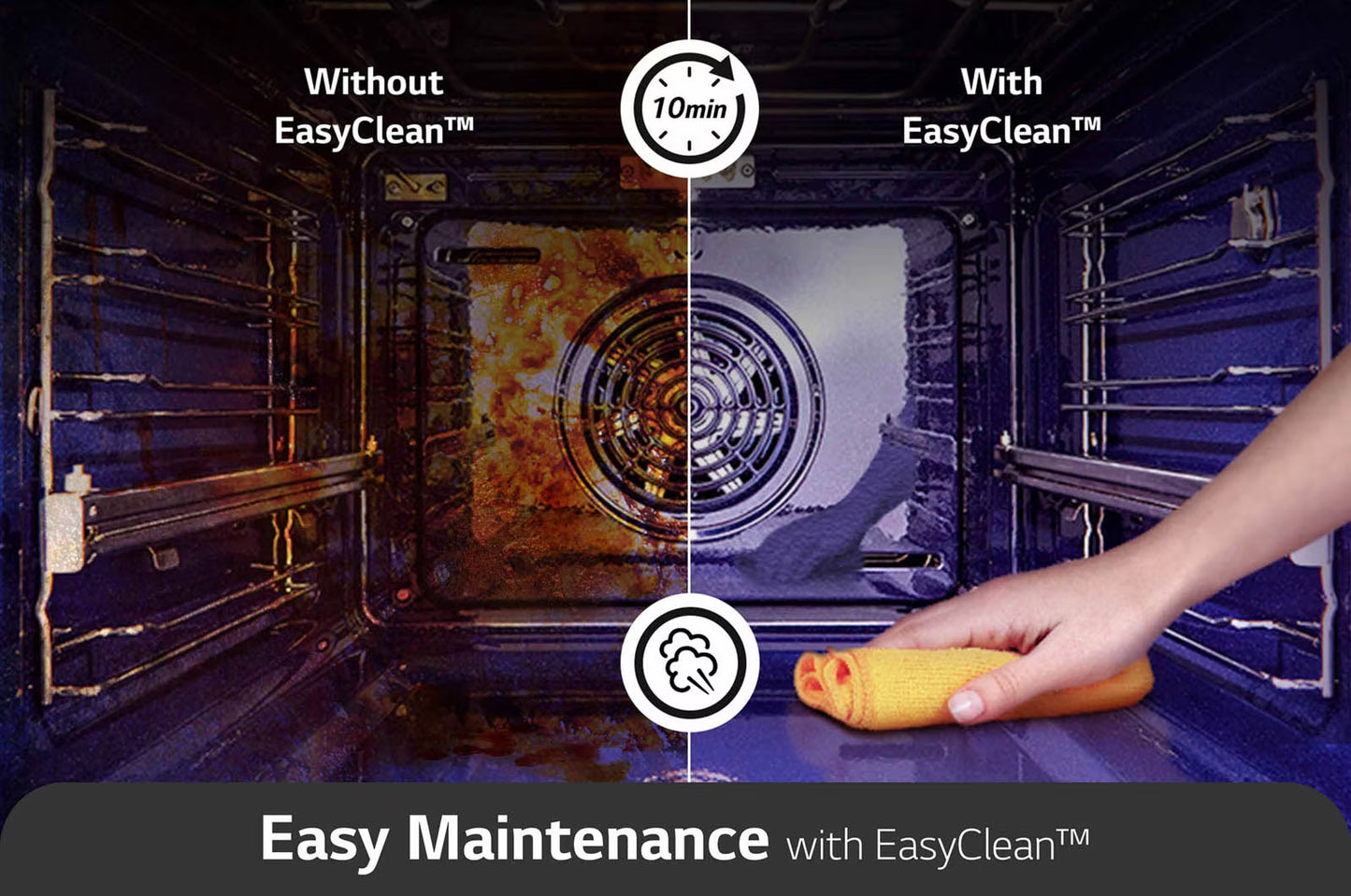 LG Built in InstaView Oven 76 Liters A++ Air Fry & Steam Sous-Vide |WSED7613S - Urbancucine 