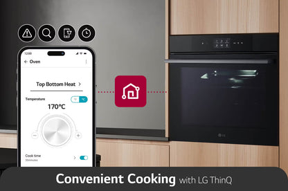 LG Built in InstaView Oven 76 Liters A++ Air Fry & Steam Sous-Vide |WSED7613S - Urbancucine 