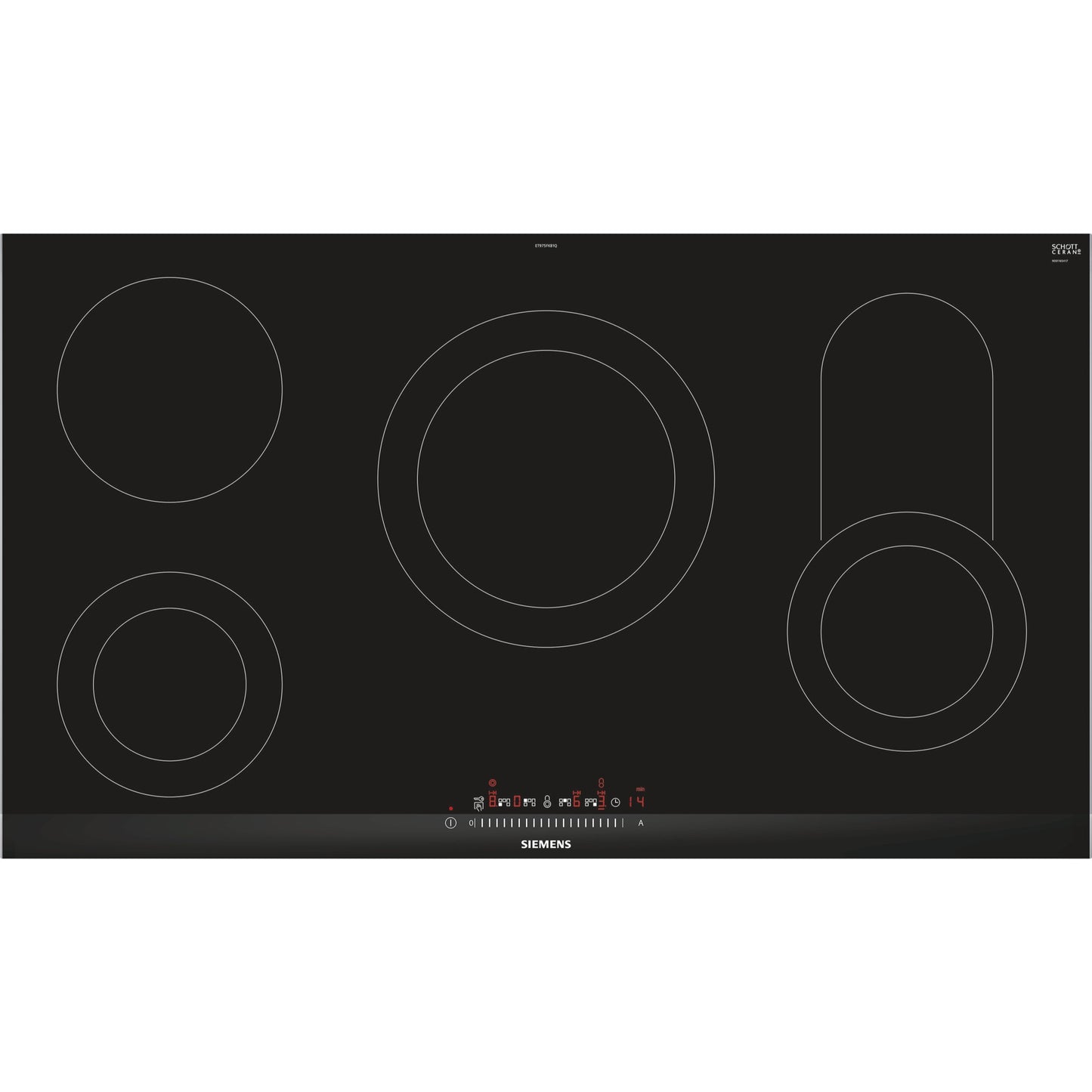 Siemens Built In Electric Hob, Ceramic, 90 cm |  ET975FKB1Q