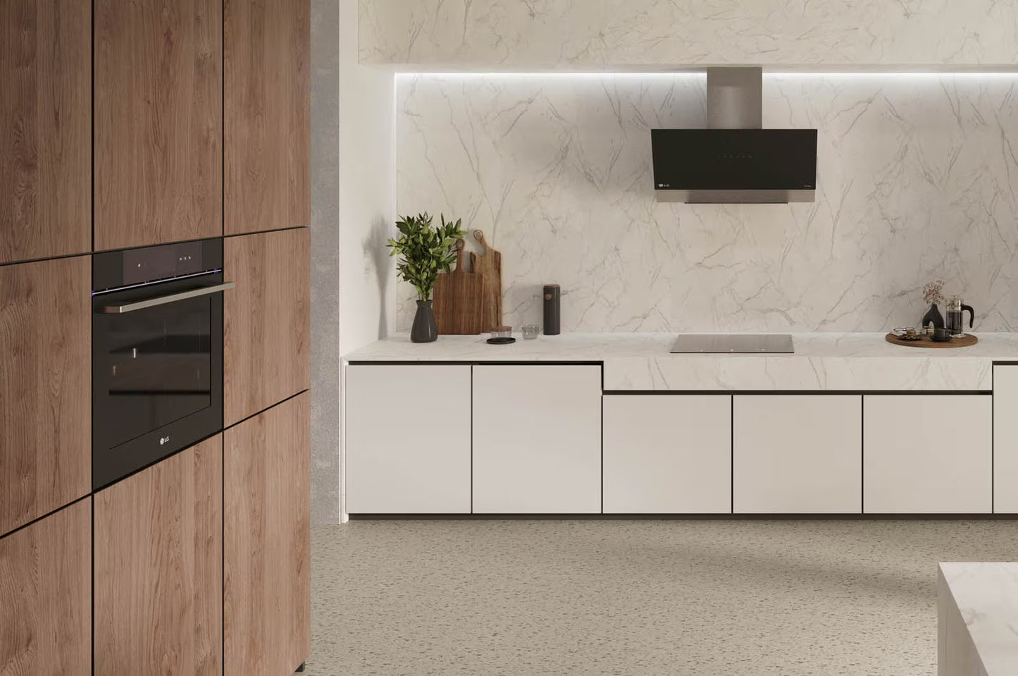 LG Built in InstaView Oven 76 Liters A++ Air Fry & Steam Sous-Vide |WSED7613S - Urbancucine 