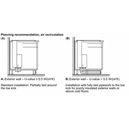 Siemens Downdraft hood 80 cm clear glass, Black |LD88WMM66B