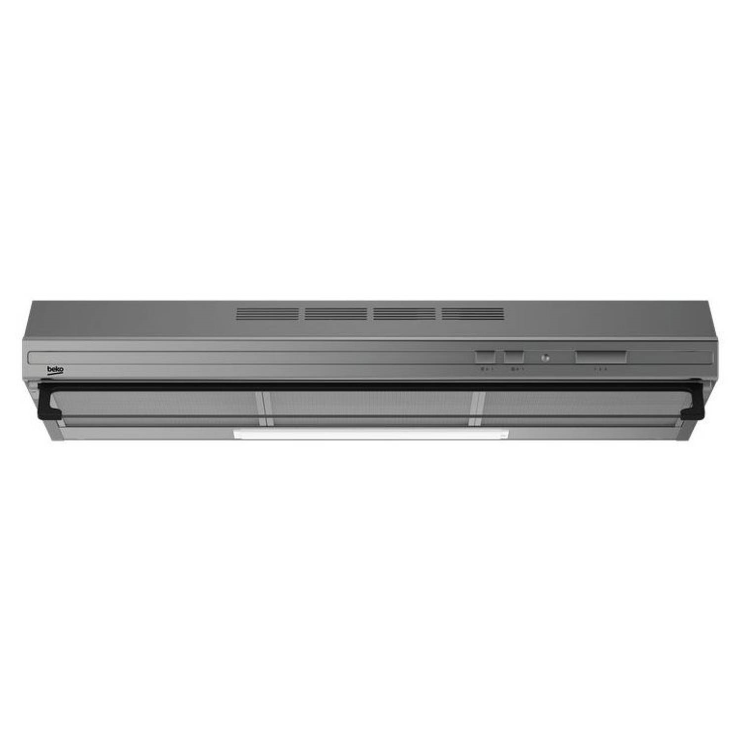 Beko | 90cm Recirculation Hood, 380m³/h Ventilation, Dishwasher-Safe Filters, Metal Cassette Filter, Mechanical Slider Control, Stainless Steel – CFB9433XH