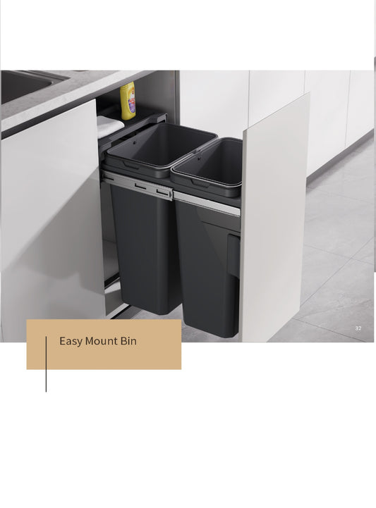 Elite easy mount bin 40cm 52L(26x2) |E122