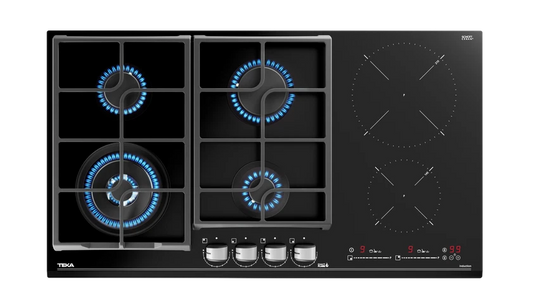 Teka Built in Gas and Induction Hob with Direct Functions and 6 cooking zones in 90cm of butane gas |JZC 96342 BBB