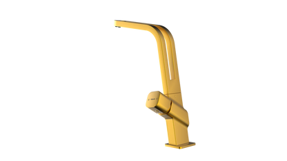 TEKA Metallic Edition single lever tap with revolutionary open spout concept|ICO 915 Brass