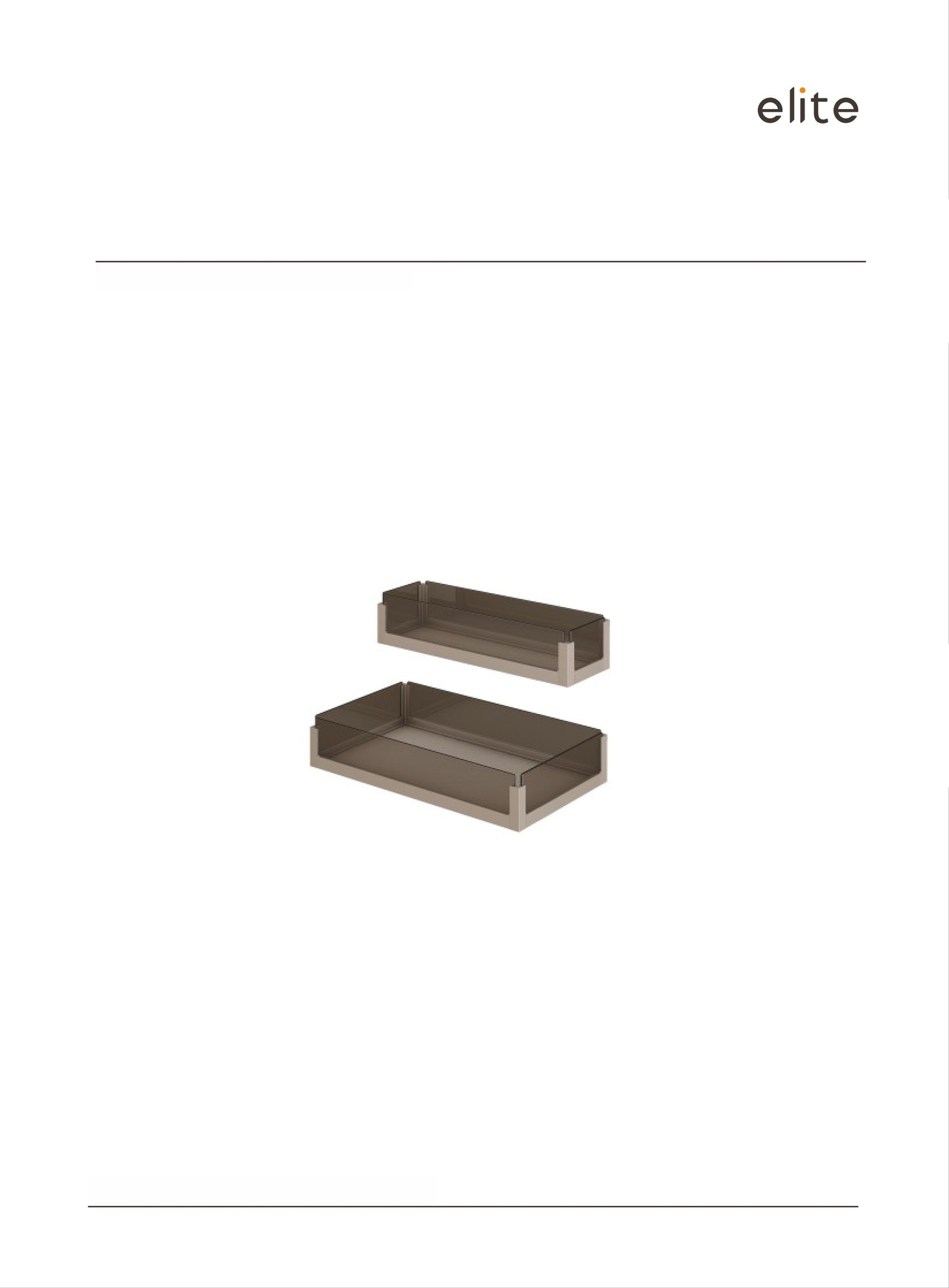 Elite 60cm 2 Layers Pantry Pull Out |M005CH