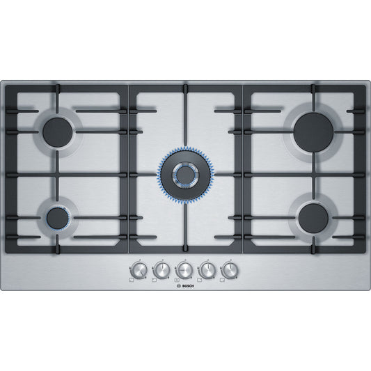 Bosch Serie | 6 5 Burner Gas Hob,  (4.5 x 91.5 x 52 cm) | PCR9A5B90M