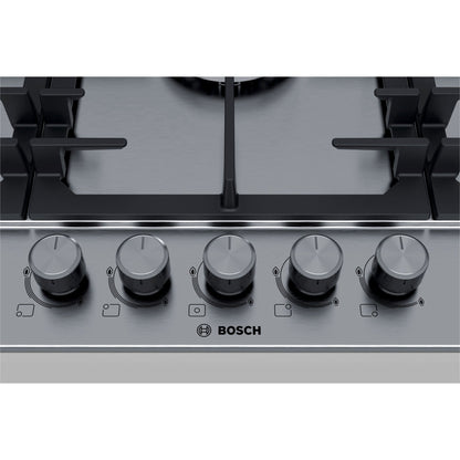 Bosch Serie | 6 5 Burner Gas Hob,  (4.5 x 91.5 x 52 cm) | PCR9A5B90M