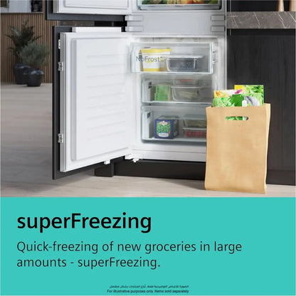 Siemens Built In Bottom Freezer Refrigerator, 274 L | KI87VNSF0M