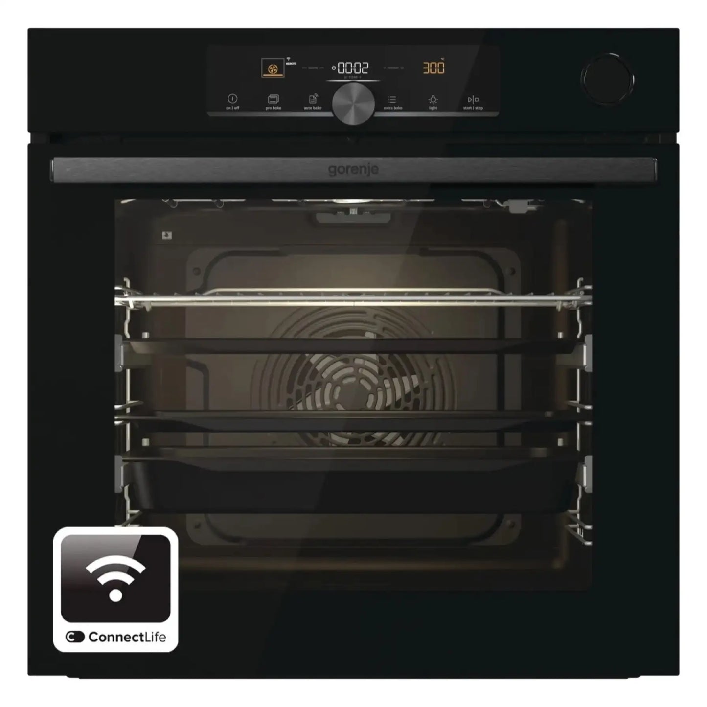 Gorenje Built in Electric Oven, 60cm, Wi-Fi Smart | BSA6747A04BGWI