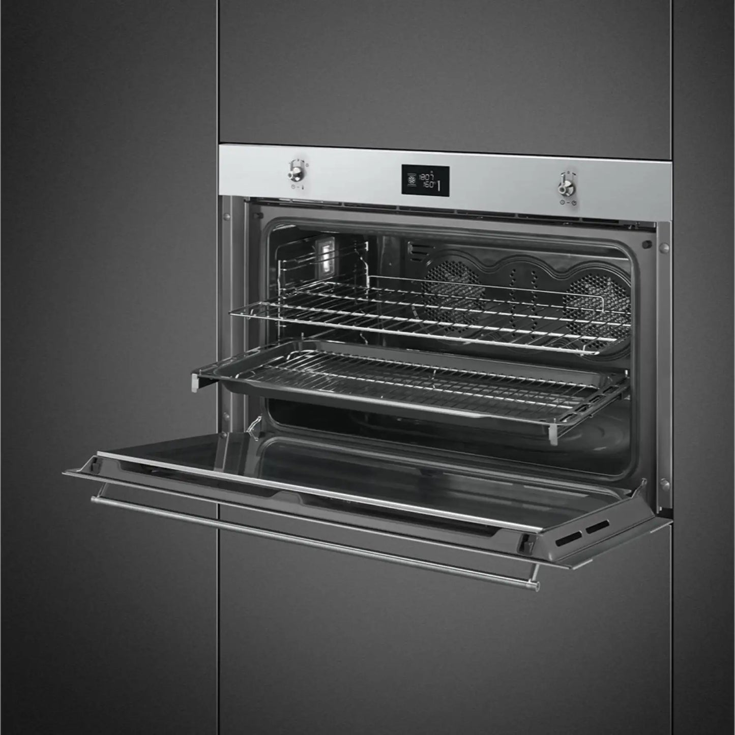 Smeg Built In Multifunction Electric Oven, 90 cm | SF9390X