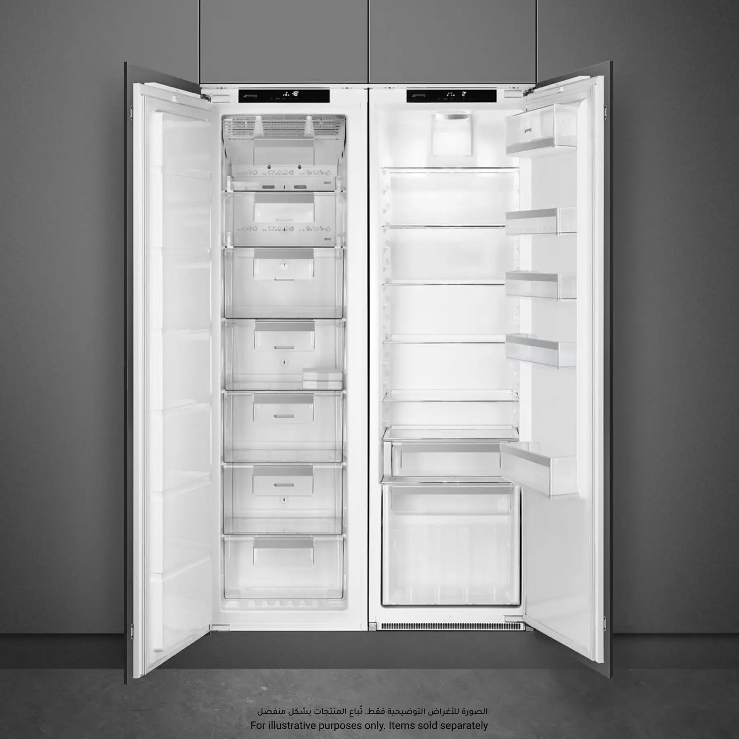 Smeg Built In Upright Freezer, 204 L | S8F174DNE