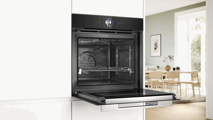 Bosch Series 8 built-in oven 60 x 60 cm Black|HBG776NB1M