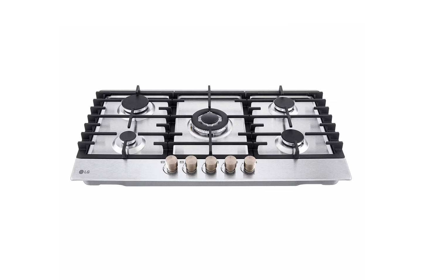 LG Built in 900 Gas Cooktop with 5 burners Stainless Steel |CG5Z3626S - Urbancucine 