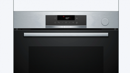 Bosch | Series 4 Built-in oven with added steam function 60 x 60 cm Stainless steel HRG532ES3M