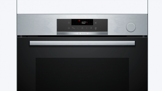 Bosch | Series 4 Built-in oven with added steam function 60 x 60 cm Stainless steel HRG532ES3M