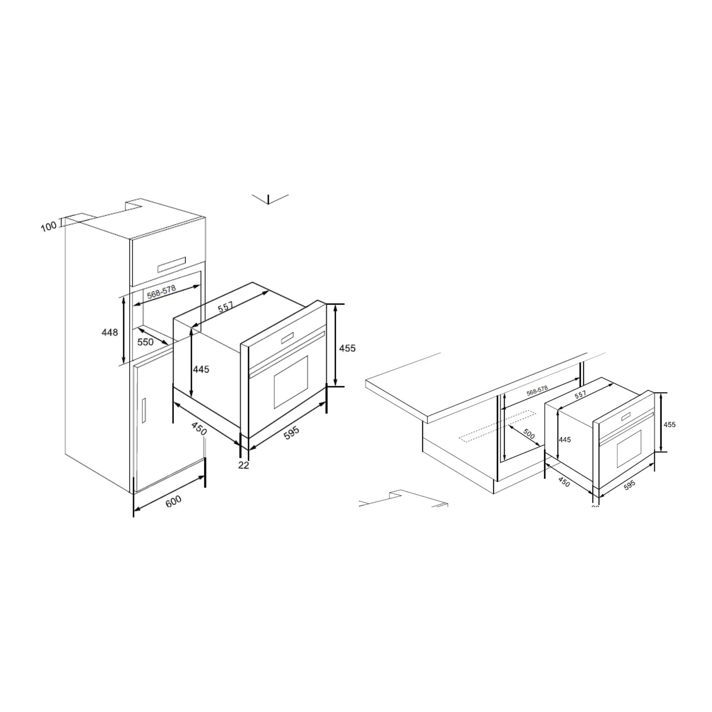 CM BUILT IN COMBI MICROWAVE LIFE-BLACK-45-CM |MWC4534011 - Urbancucine 