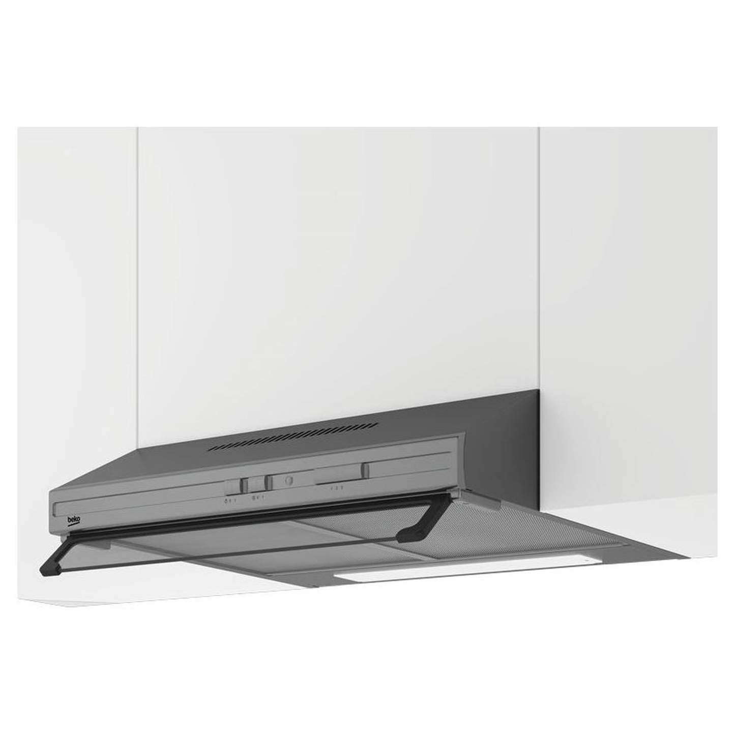 Beko | 90cm Recirculation Hood, 380m³/h Ventilation, Dishwasher-Safe Filters, Metal Cassette Filter, Mechanical Slider Control, Stainless Steel – CFB9433XH